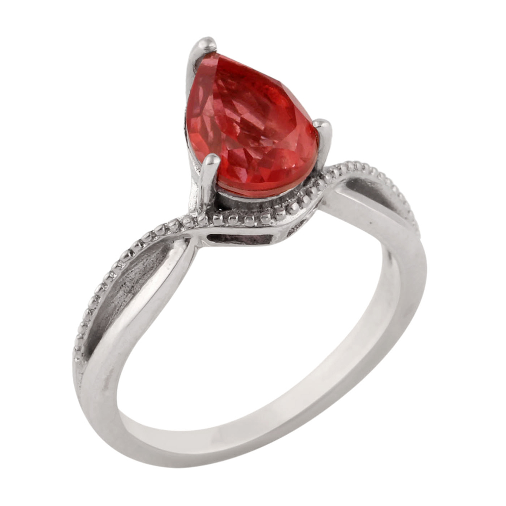 Cherry Quartz Gemstone Ring