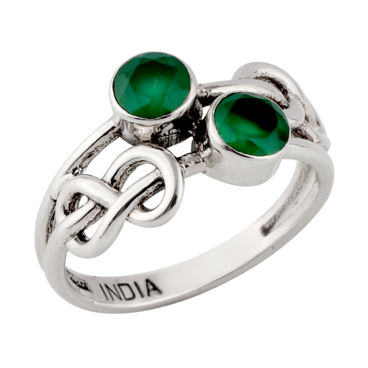 Green Onyx Midi Ring