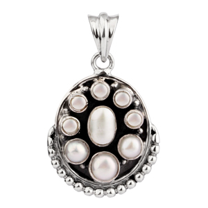 Pearl Gemstone 925 Silver Pendant