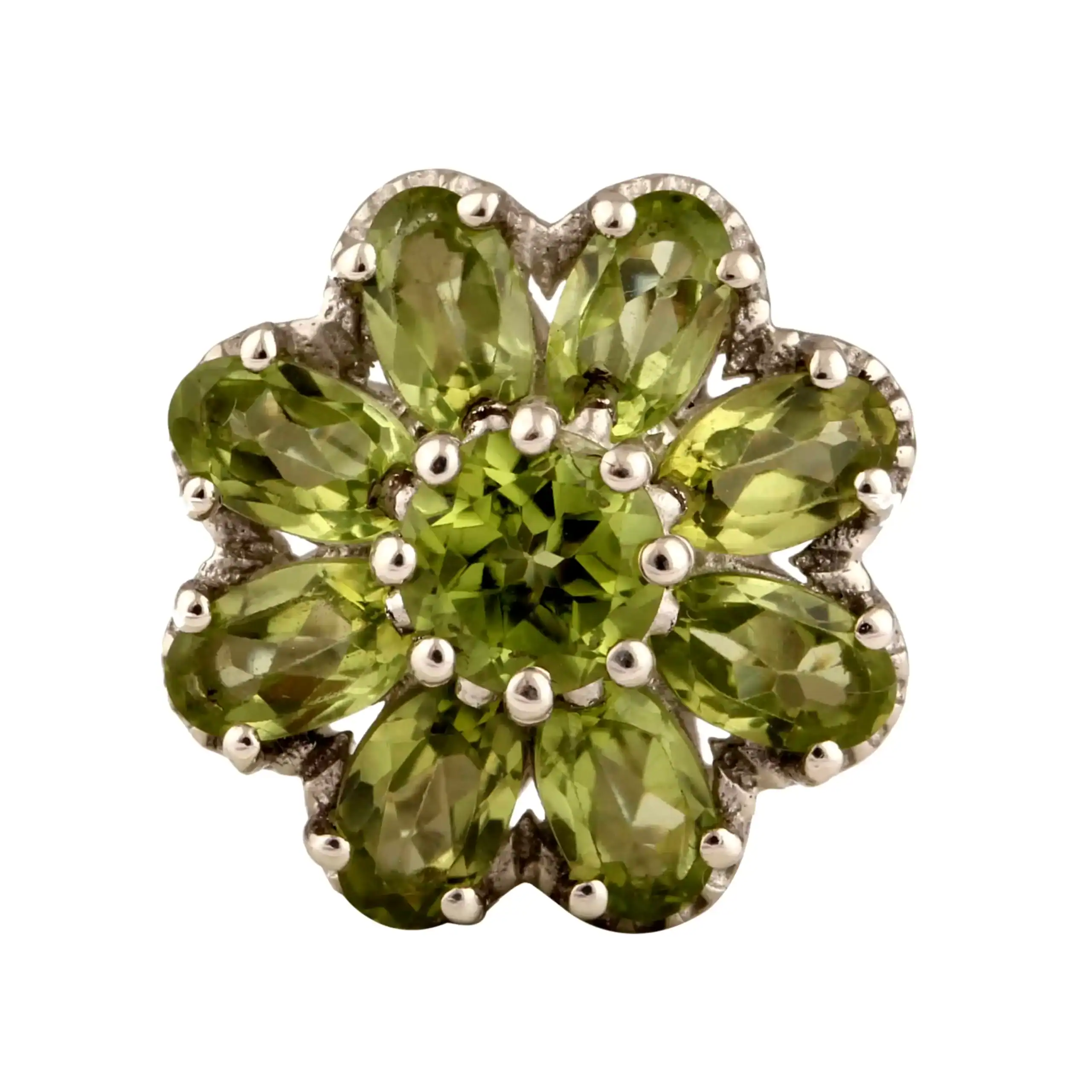 KSP-003 Peridot 925 Silver Pendant-KSP-003
