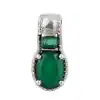 Green Onyx 925 Silver Pendant