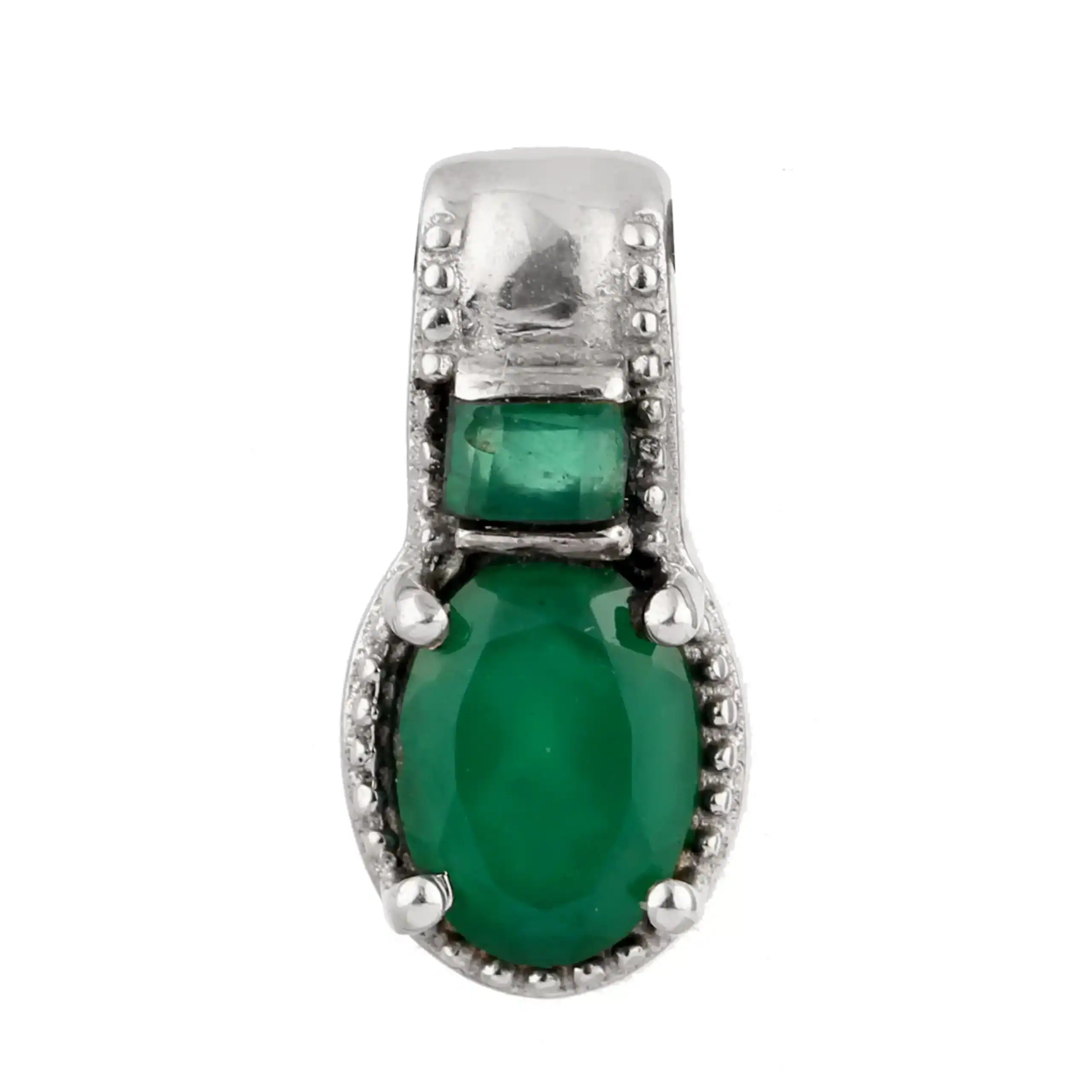 Green Onyx 925 Silver Pendant