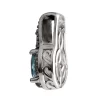 KSP-001B-1 Aqua Topaz Silver Pendant