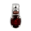 KSP-001C Garnet Silver Pendant