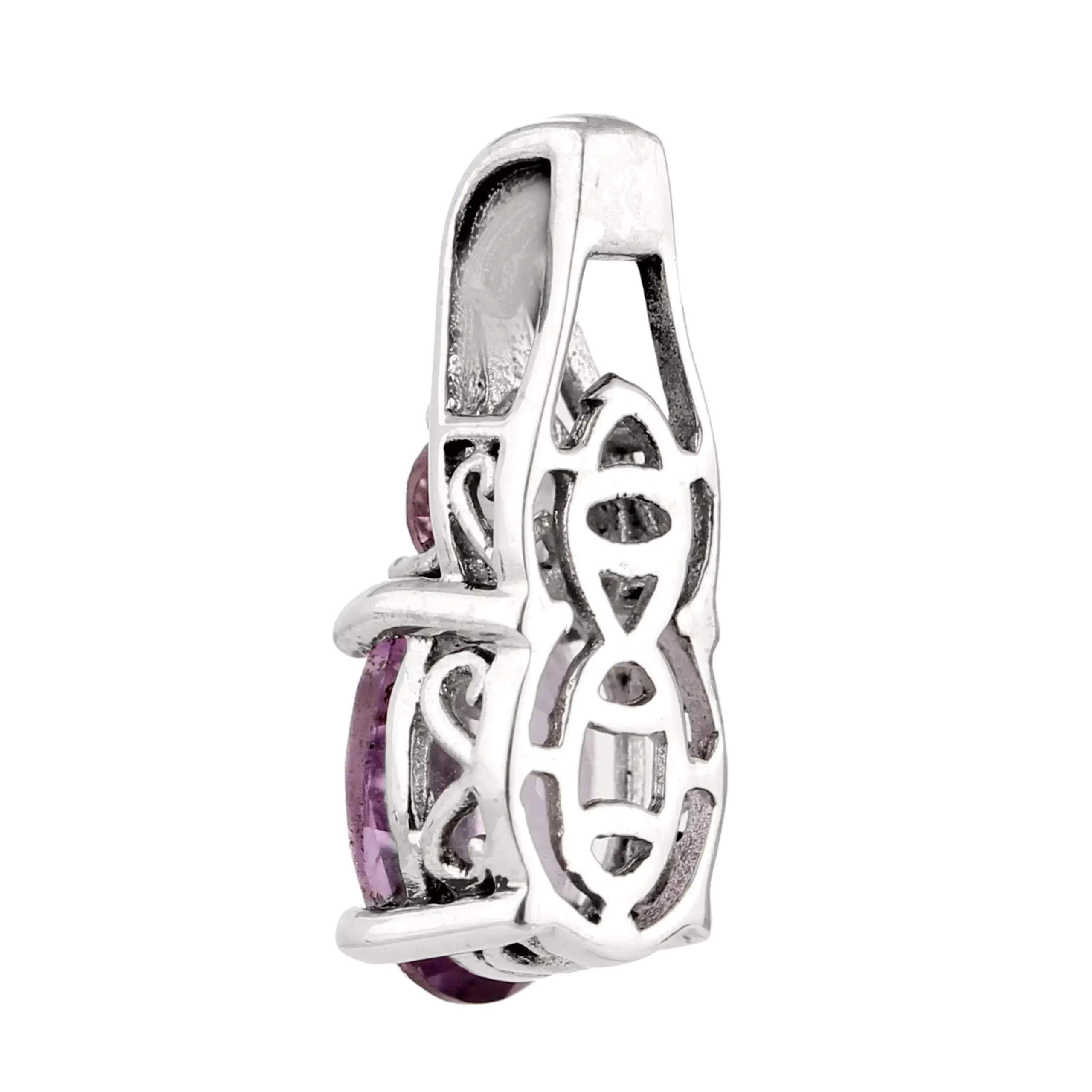 KSP-002-1 Amethyst 925 Silver Pendant
