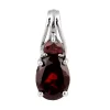 KSP-002D Garnet 925 Silver Pendant