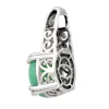 KSP-004C-1 Green Jade 925 Silver Pendant