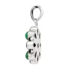 KSP-129D-1 Turquoise Onyx Silver Pendant