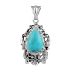 KSP-1318C Turquoise 925 Silver Pendant