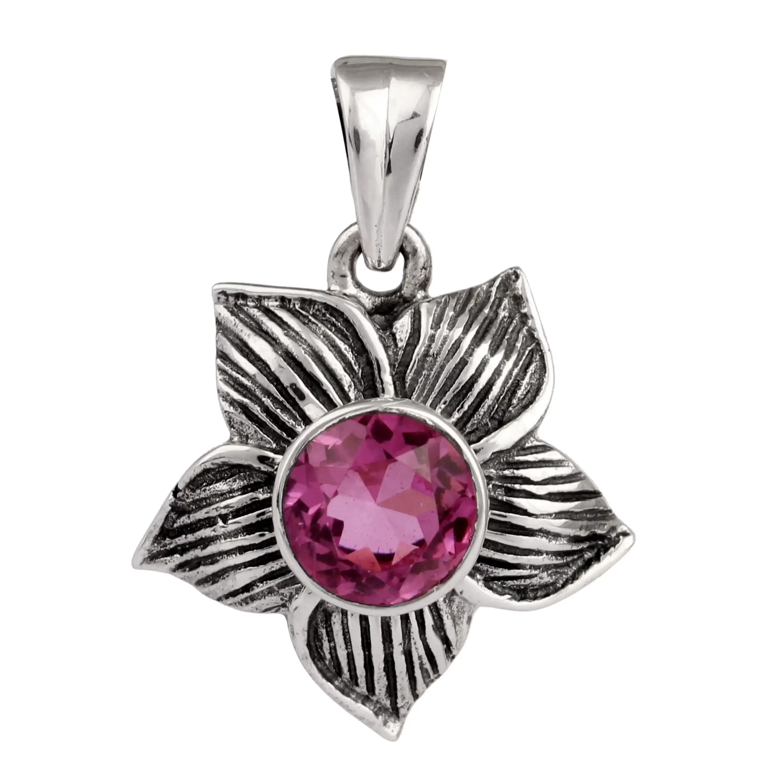 Pink Quartz Star Pendant