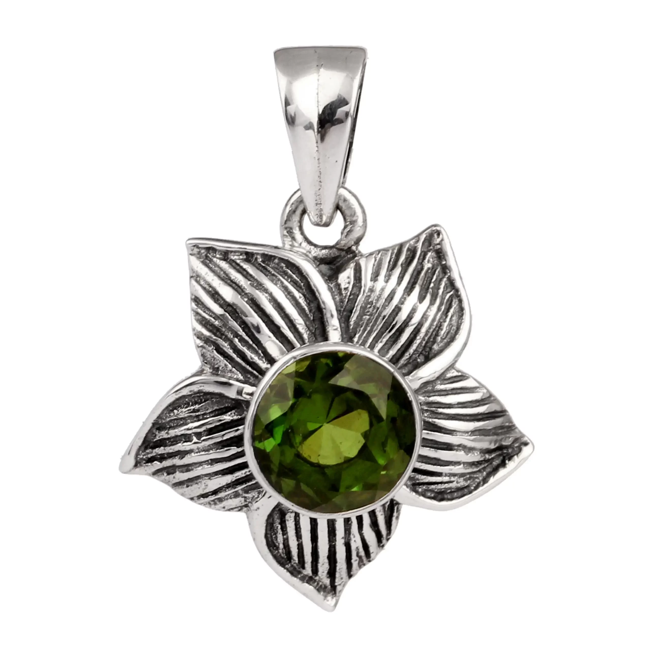Green Quartz Star Pendant