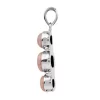 KSP-1492-1 Pink Opal Silver Pendant