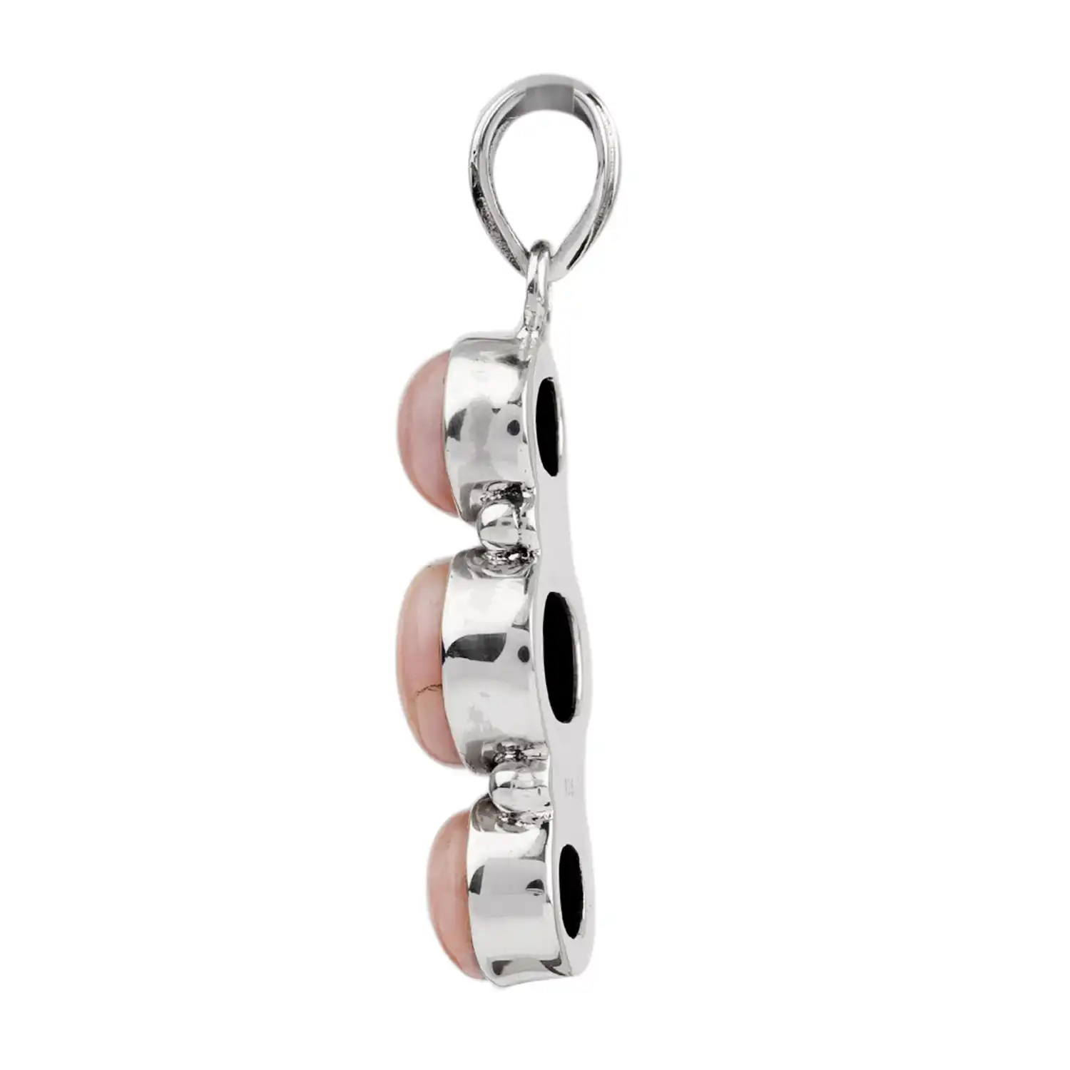 KSP-1492-1 Pink Opal Silver Pendant