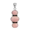 KSP-1492 Pink Opal Silver Pendant