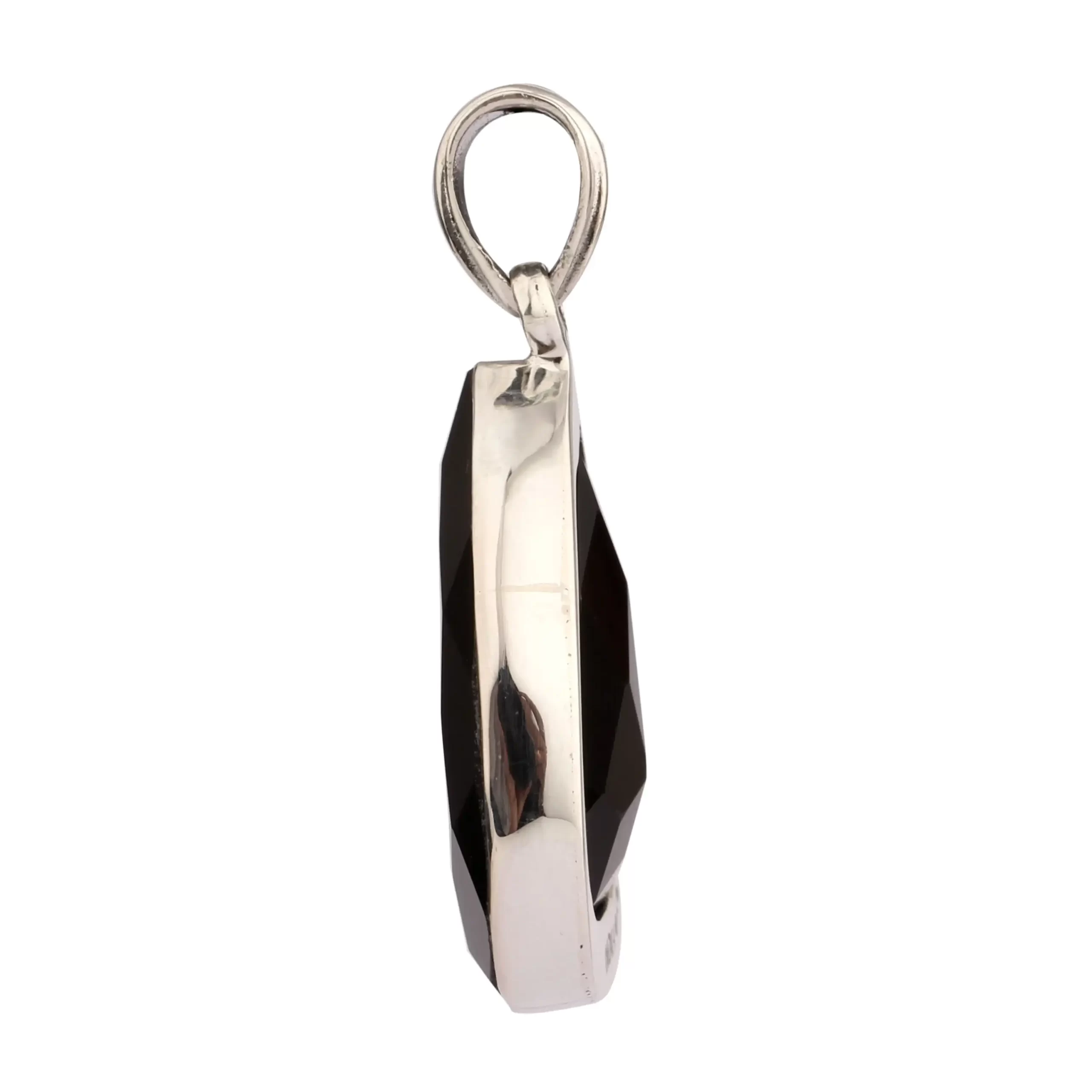 KSP-1573-1 Black Onyx Silver Pendant