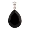 KSP-1573 Black Onyx Silver Pendant