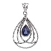 KSP-256C Blue Quartz Silver Pendant