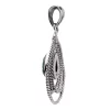 KSP-256D-1 Aqua Quartz Silver Pendant
