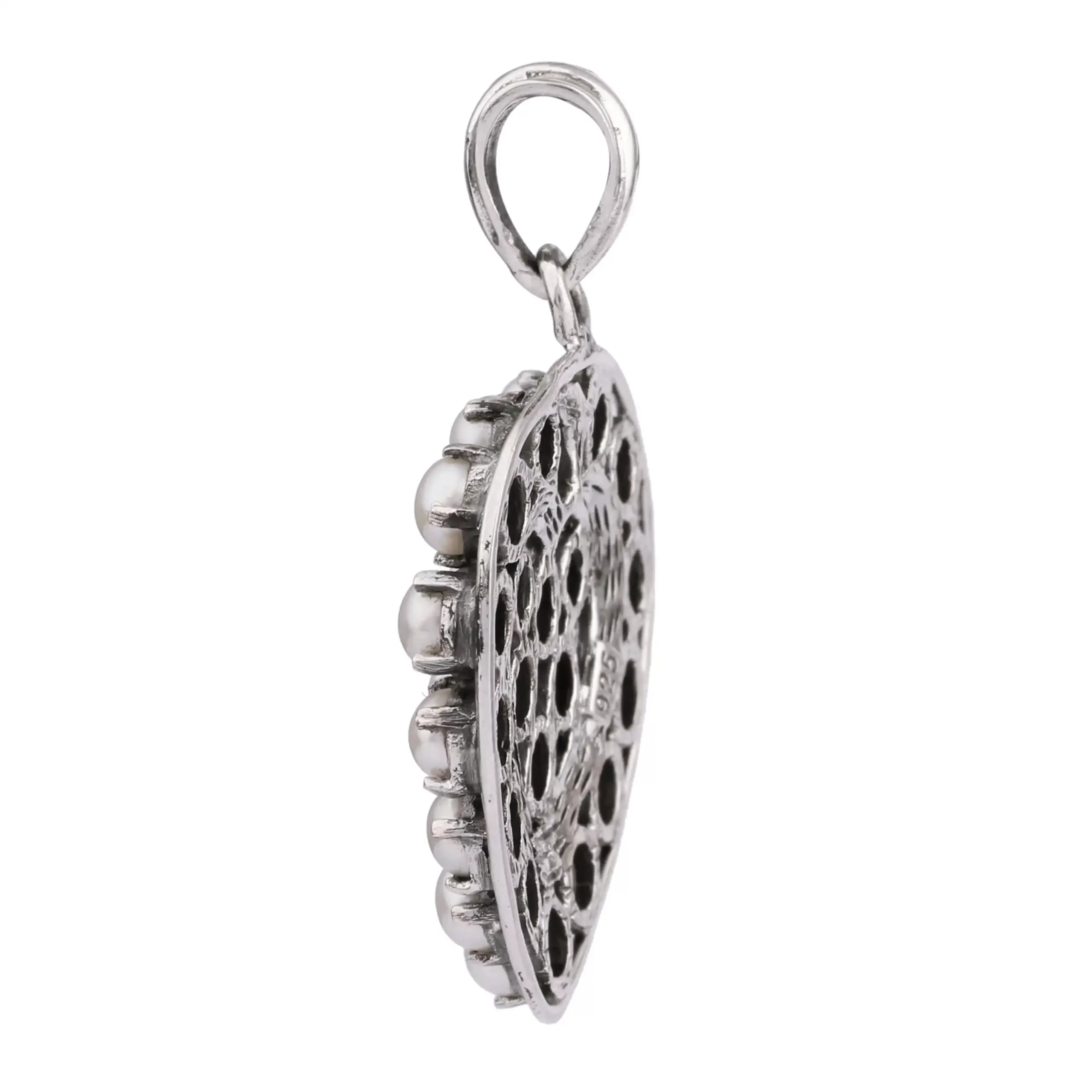 KSP-312-1 Pearl 925 Silver Pendant