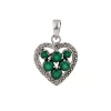KSP-430 Green Onyx Silver Pendant