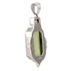 KSP-555-1 Prehnite, Amethyst Pendant