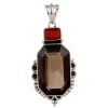 KSP-555B Smoky, Carnelian Pendant