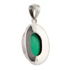 Olivine Quartz Silver Pendant