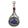 KSP-847 Multi Gem Silver Pendant