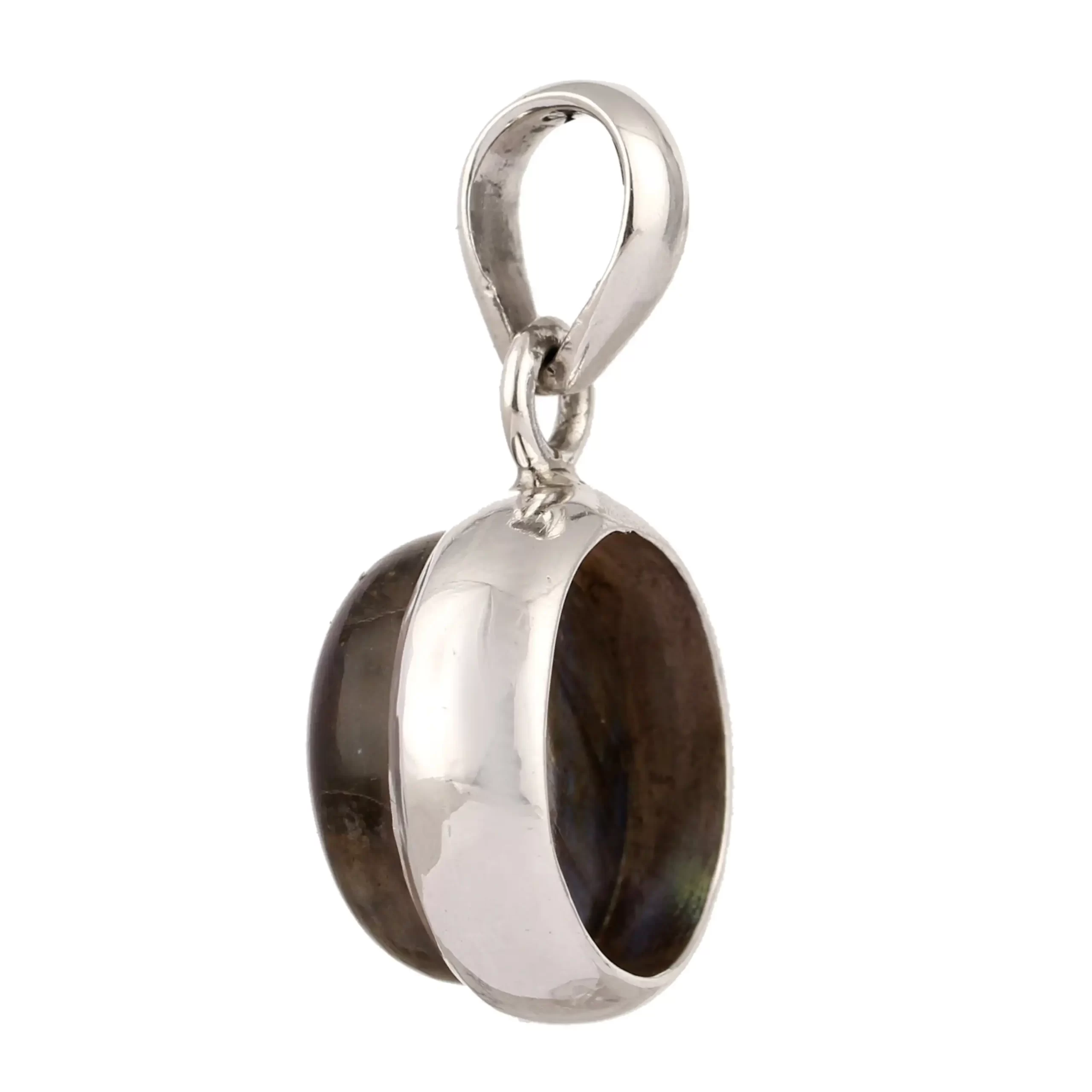 Labradorite Silver Pendant