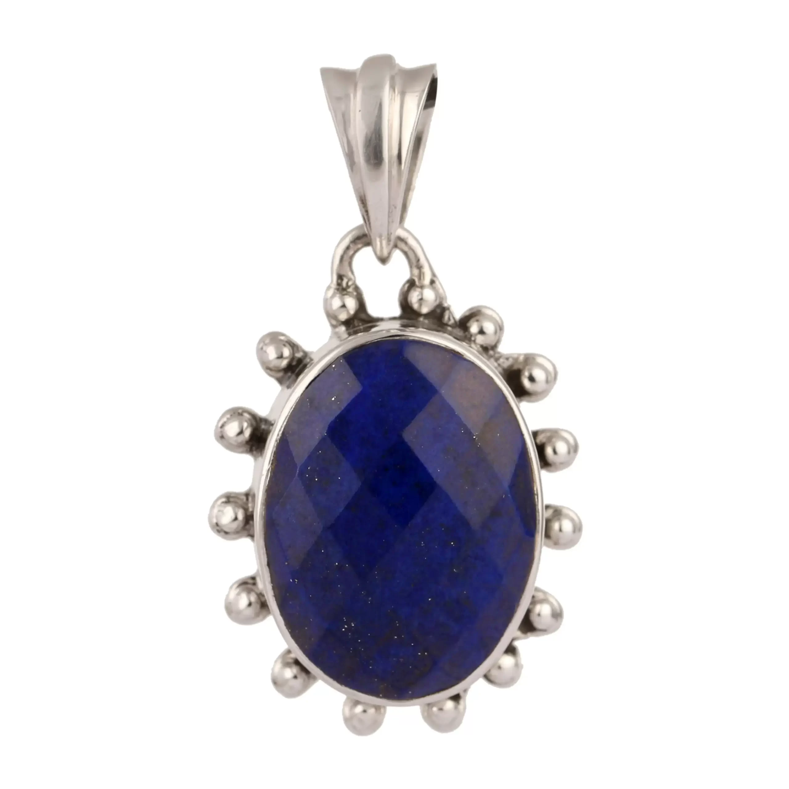 Lapis Lazuli Silver Pendant
