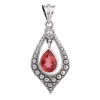 KSP-892 Cherry Quartz Silver Pendant