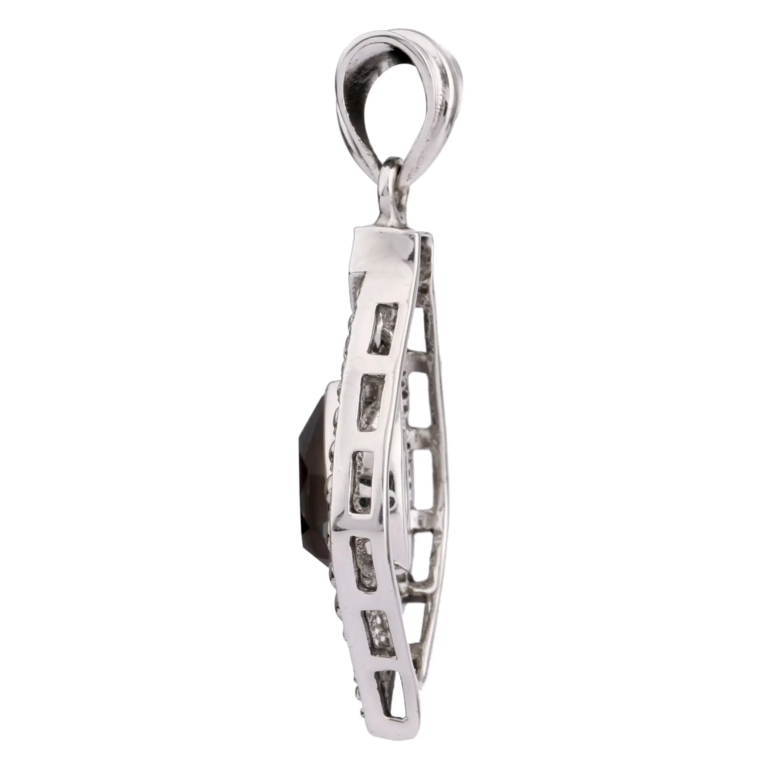 KSP-892C-1 Blue Quartz Silver Pendant