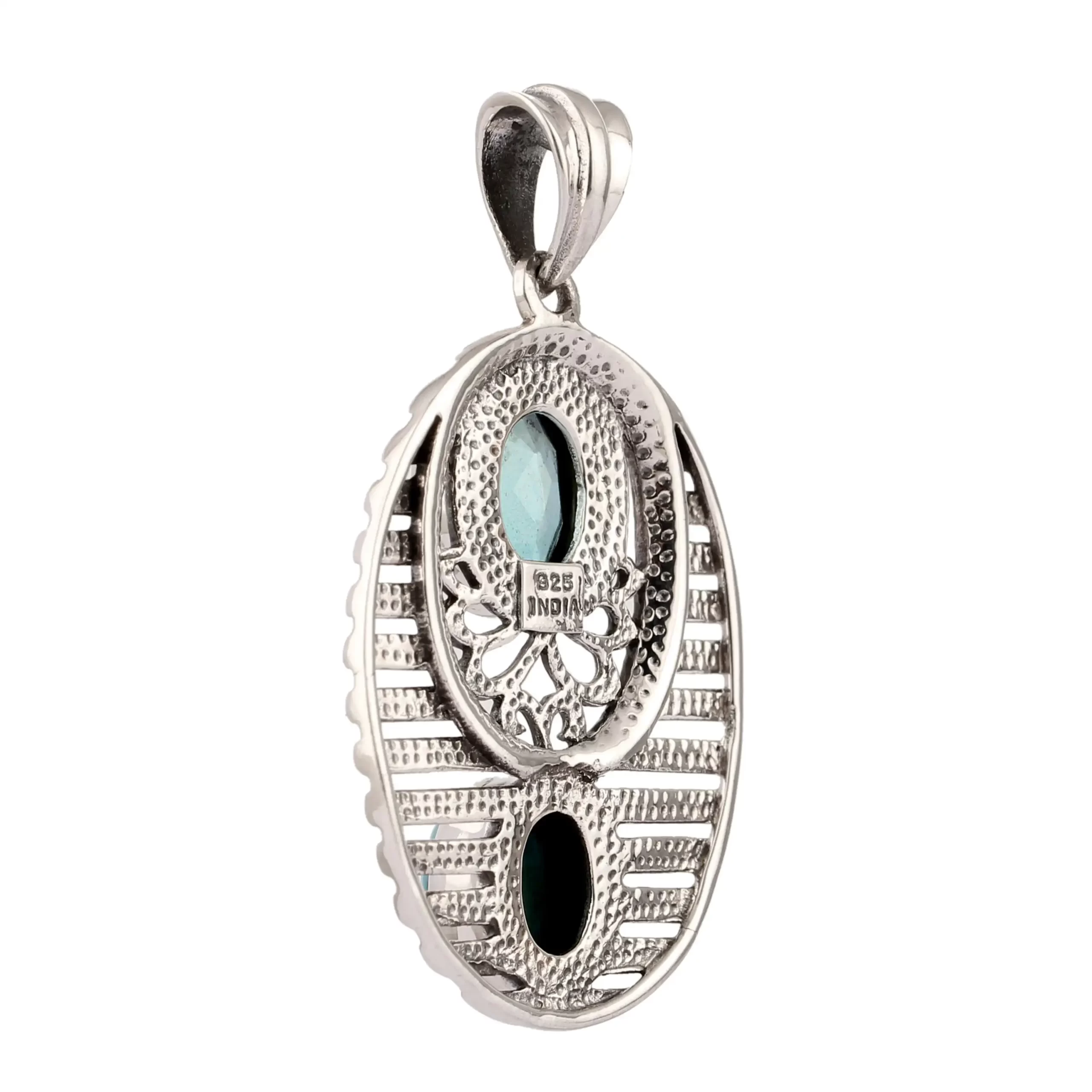 KSP-894-1 Turquoise, Quartz Pendant