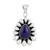 KSP-96D Lapis Pearl 925 Silver Pendant