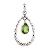 KSP-992B Green Quartz Silver Pendant